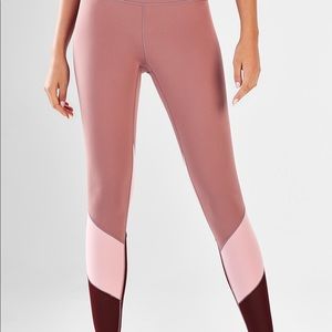 Fabletics Mid-Rise PowerHold Colorblock Leggings